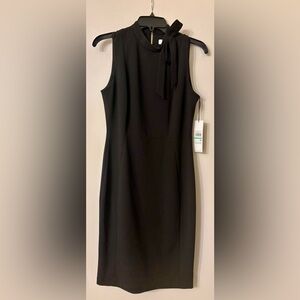 Calvin Klein Elegant Black Midi Dress
